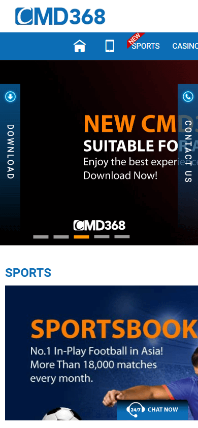 CMD368 Casino Mobile screenshot